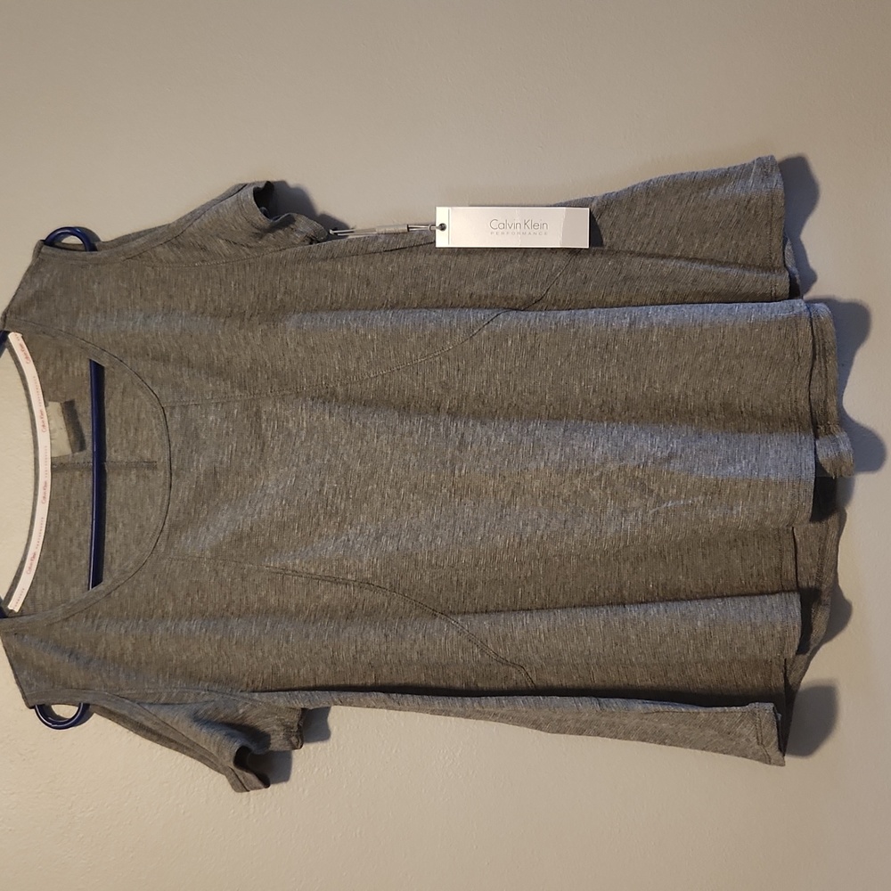 Calvin Klein Performance Dry Cold Shoulder Top